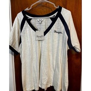 Wrangler Retro Cream and Black Tee